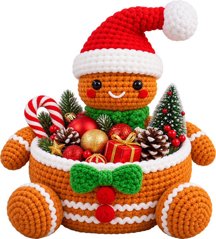 Gingerbread basket